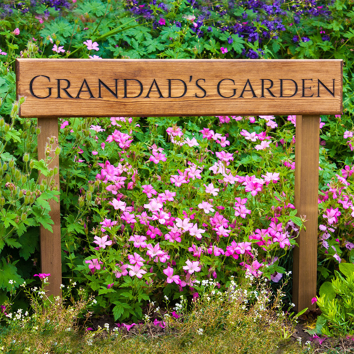 Garden Sign with posts – PeakHeritage
