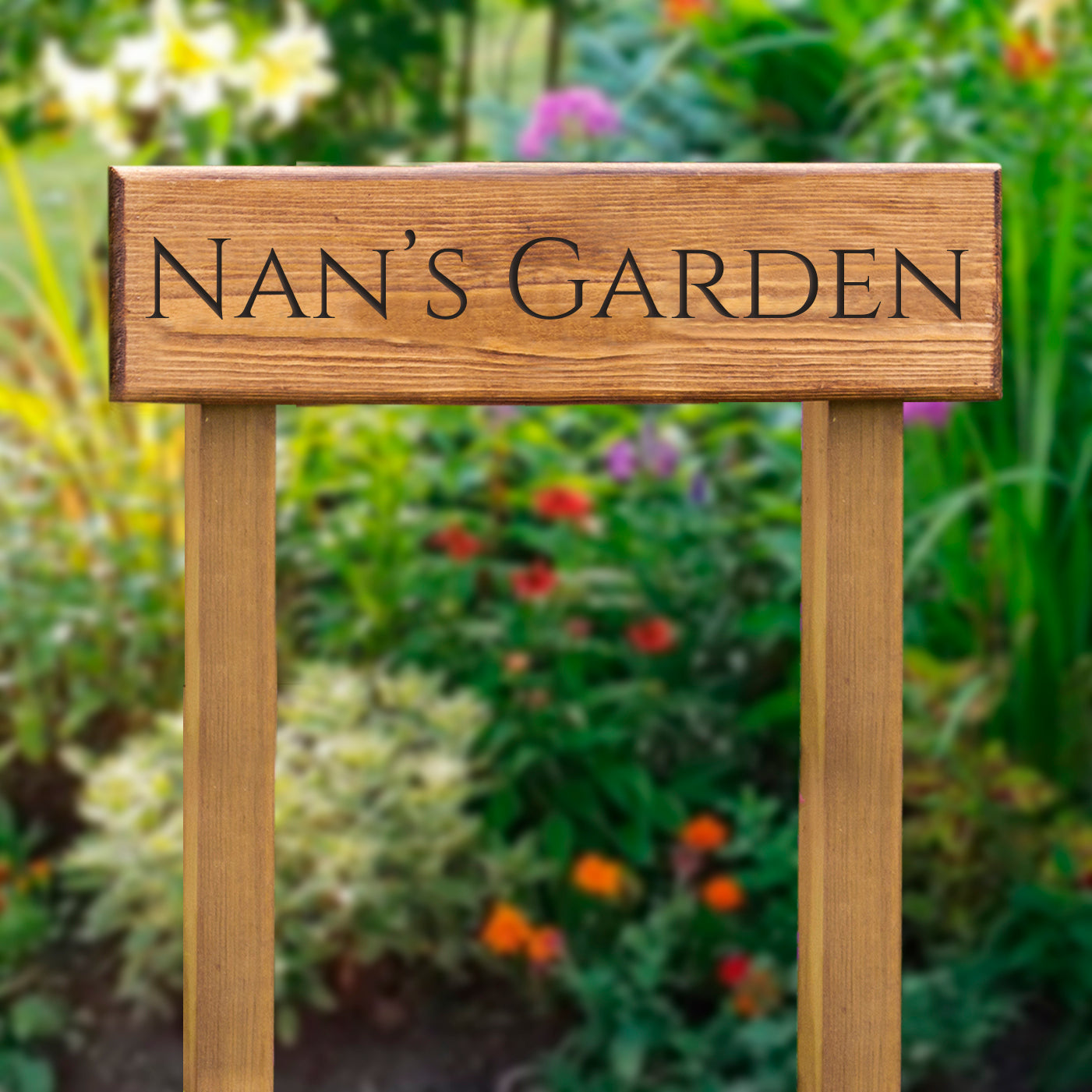Garden Sign with posts – PeakHeritage